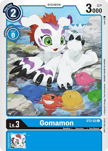 Gomamon [ST2-02] (Official Tournament Pack Vol.3) [Starter Deck: Cocytus Blue Promos] - Destination Retro