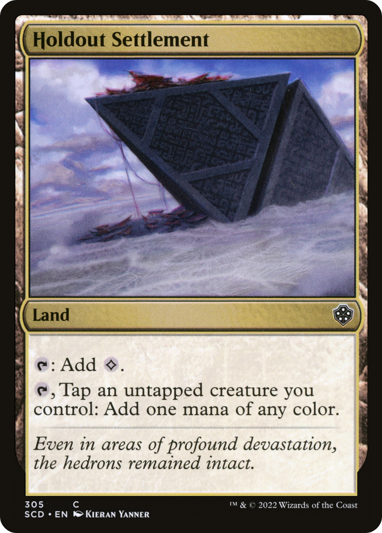 Holdout Settlement [Starter Commander Decks] - Destination Retro
