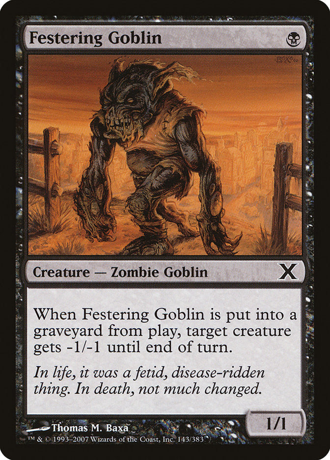 Festering Goblin [Tenth Edition] - Destination Retro