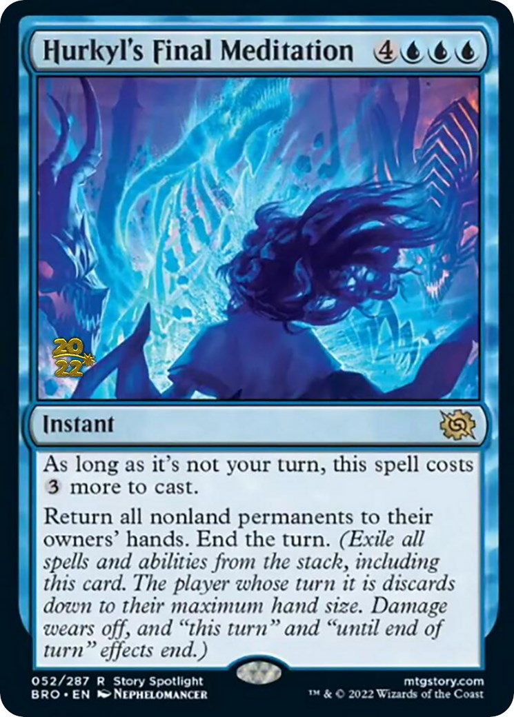 Hurkyl's Final Meditation [The Brothers' War: Prerelease Promos] - Destination Retro