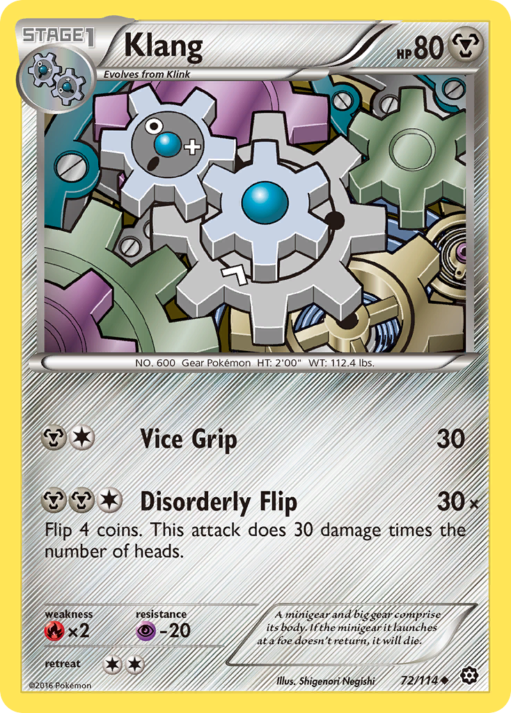 Klang (72/114) [XY: Steam Siege] - Destination Retro