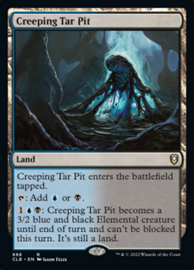 Creeping Tar Pit [Commander Legends: Battle for Baldur's Gate] - Destination Retro