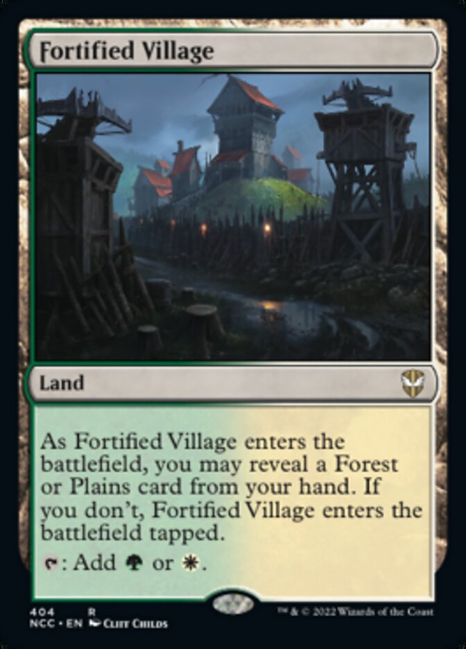 Fortified Village [Streets of New Capenna Commander] - Destination Retro