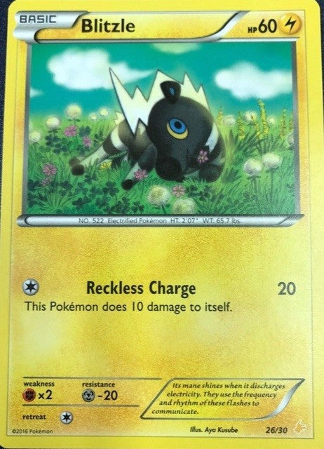 Blitzle (26/30) [XY: Trainer Kit - Pikachu Libre & Suicune] - Destination Retro