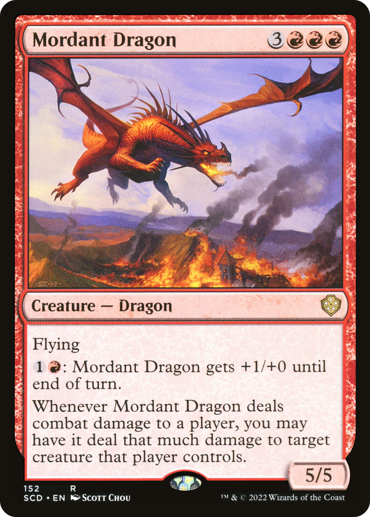 Mordant Dragon [Starter Commander Decks] - Destination Retro