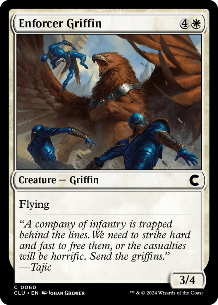 Enforcer Griffin [Ravnica: Clue Edition] - Destination Retro