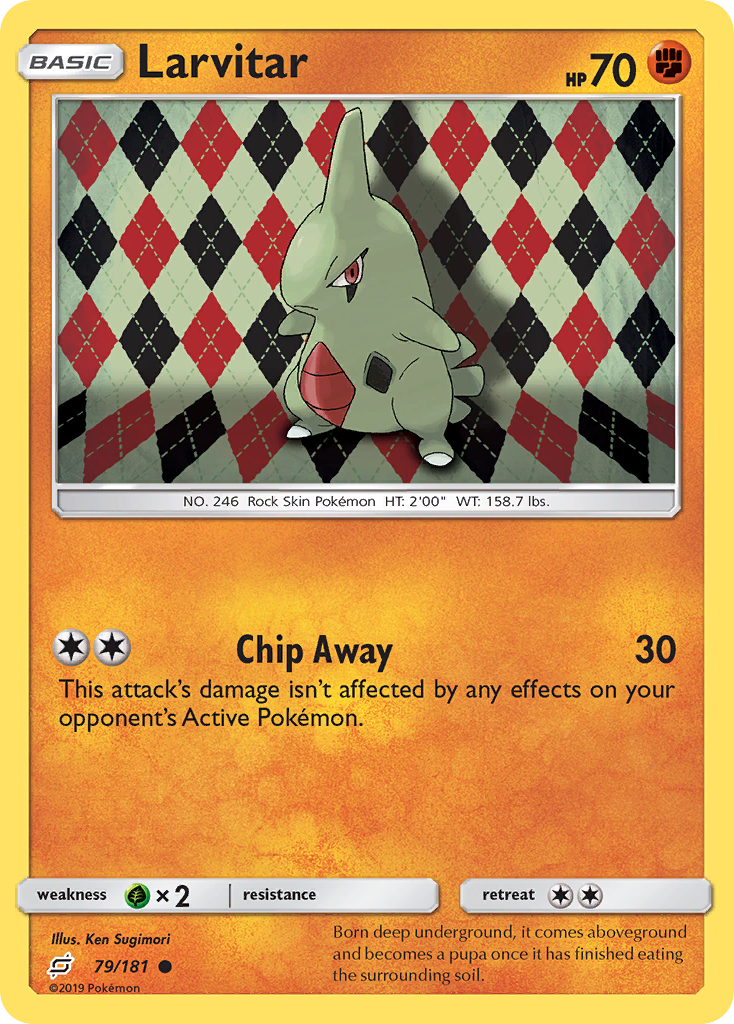 Larvitar (79/181) [Sun & Moon: Team Up] - Destination Retro