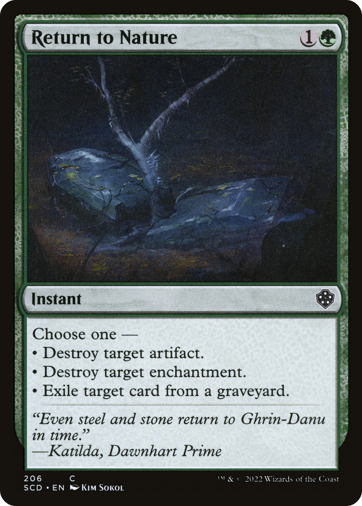 Return to Nature [Starter Commander Decks] - Destination Retro