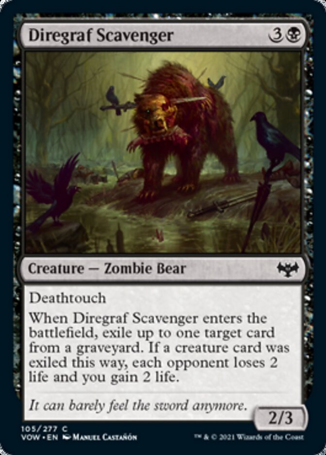 Diregraf Scavenger [Innistrad: Crimson Vow] - Destination Retro