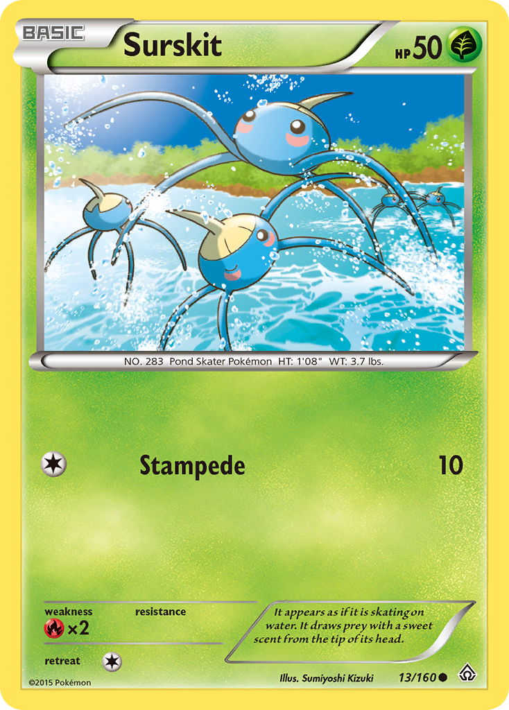 Surskit (13/160) [XY: Primal Clash] - Destination Retro