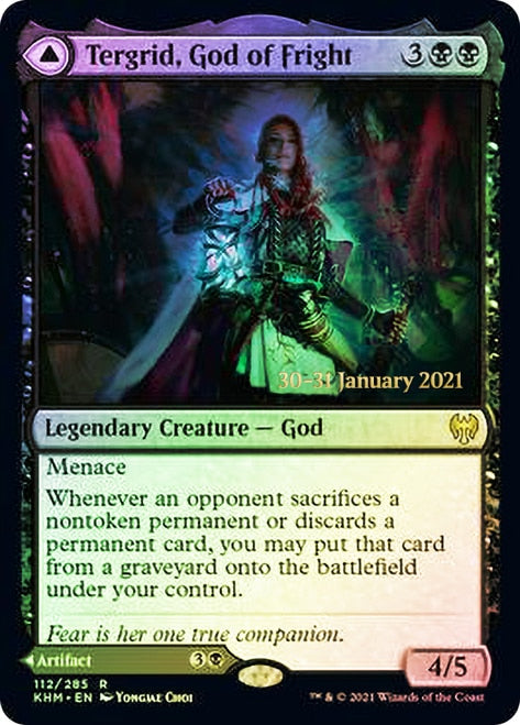 Tergrid, God of Fright // Tergrid's Lantern  [Kaldheim Prerelease Promos] - Destination Retro