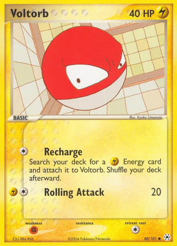 Voltorb (80/101) [EX: Hidden Legends] - Destination Retro