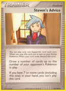 Steven's Advice (83/108) [EX: Power Keepers] - Destination Retro