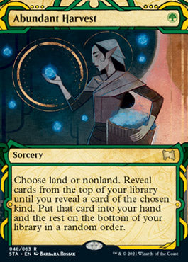 Abundant Harvest (Etched Foil) [Strixhaven Mystical Archive] - Destination Retro