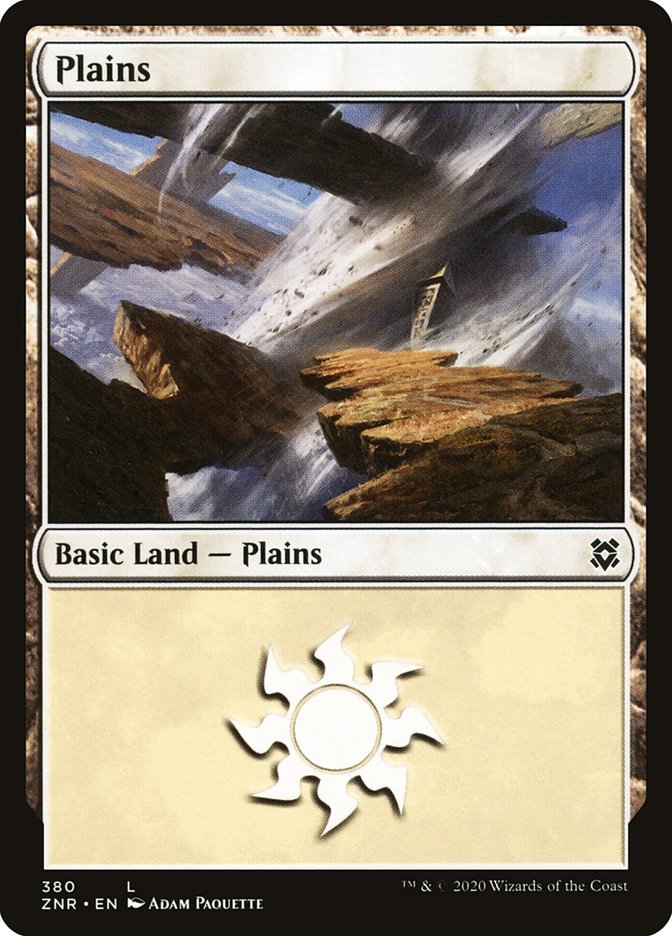 Plains (380) [Zendikar Rising] - Destination Retro