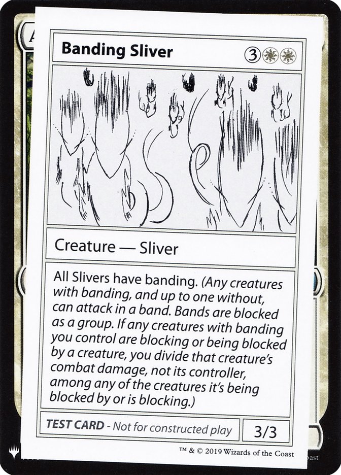 Banding Sliver [Mystery Booster Playtest Cards] - Destination Retro