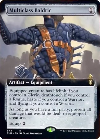 Multiclass Baldric (Extended Art) [Commander Legends: Battle for Baldur's Gate] - Destination Retro