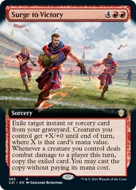 Surge to Victory (Extended) [Commander 2021] - Destination Retro