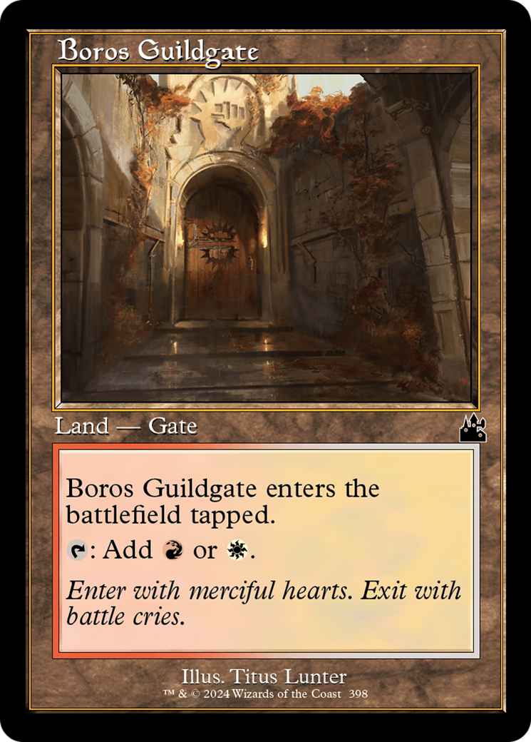 Boros Guildgate (Retro Frame) [Ravnica Remastered] - Destination Retro