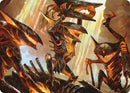 Gleeful Demolition Art Card [Phyrexia: All Will Be One Art Series] - Destination Retro