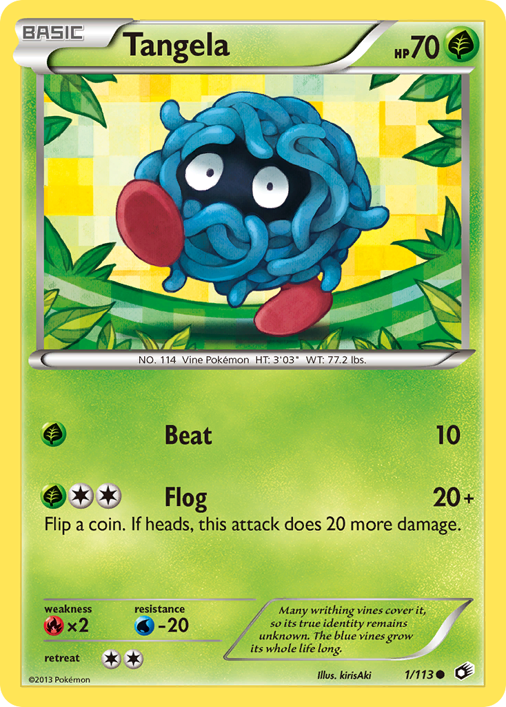 Tangela (1/113) [Black & White: Legendary Treasures] - Destination Retro