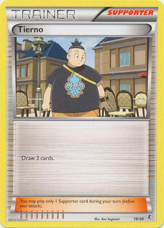 Tierno (19/30) [XY: Trainer Kit - Bisharp & Wigglytuff] - Destination Retro