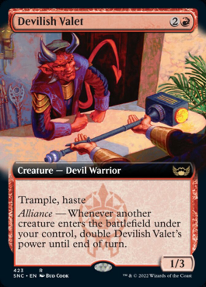 Devilish Valet (Extended Art) [Streets of New Capenna] - Destination Retro