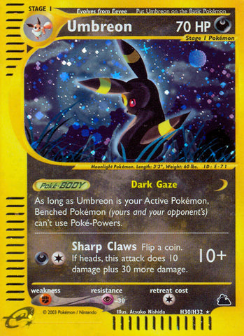 Umbreon (H30/H32) [Skyridge] - Destination Retro
