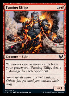 Fuming Effigy [Strixhaven: School of Mages] - Destination Retro