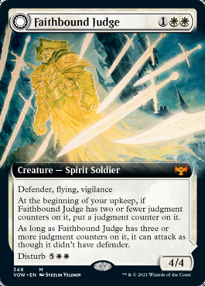 Faithbound Judge // Sinner's Judgment (Extended) [Innistrad: Crimson Vow] - Destination Retro