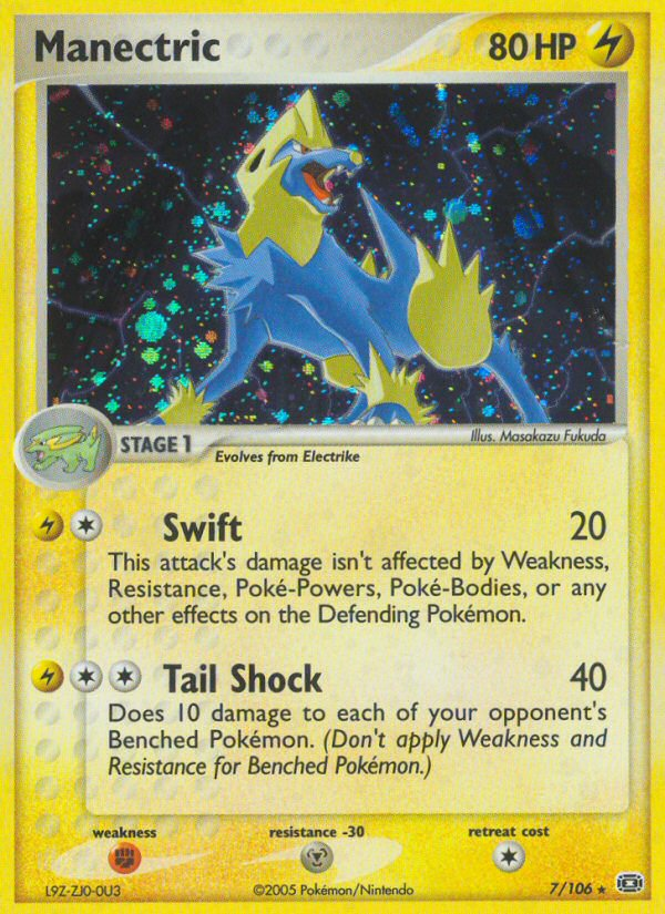 Manectric (7/106) [EX: Emerald] - Destination Retro