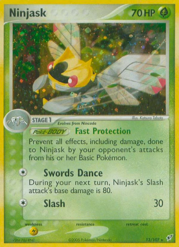 Ninjask (13/107) [EX: Deoxys] - Destination Retro