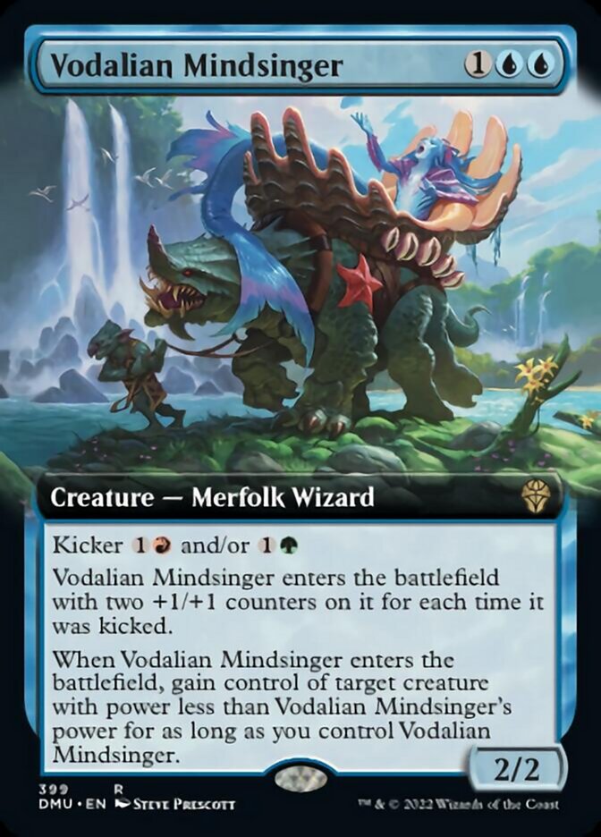 Vodalian Mindsinger (Extended Art) [Dominaria United] - Destination Retro