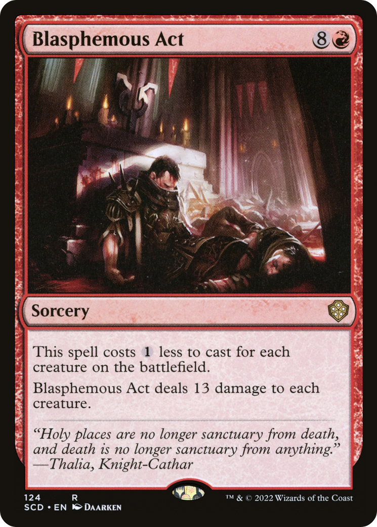 Blasphemous Act [Starter Commander Decks] - Destination Retro