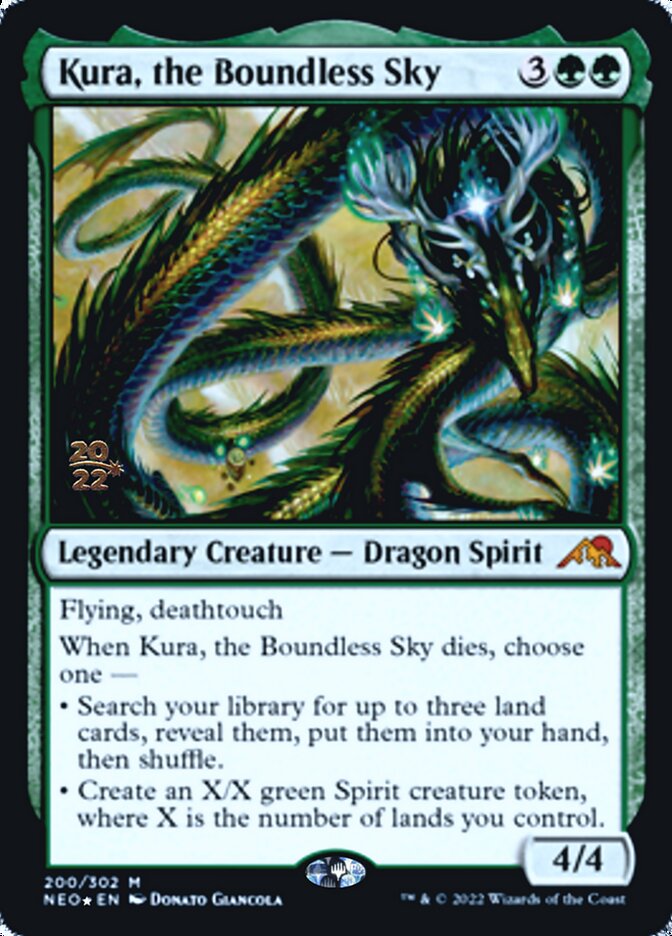 Kura, the Boundless Sky [Kamigawa: Neon Dynasty Prerelease Promos] - Destination Retro
