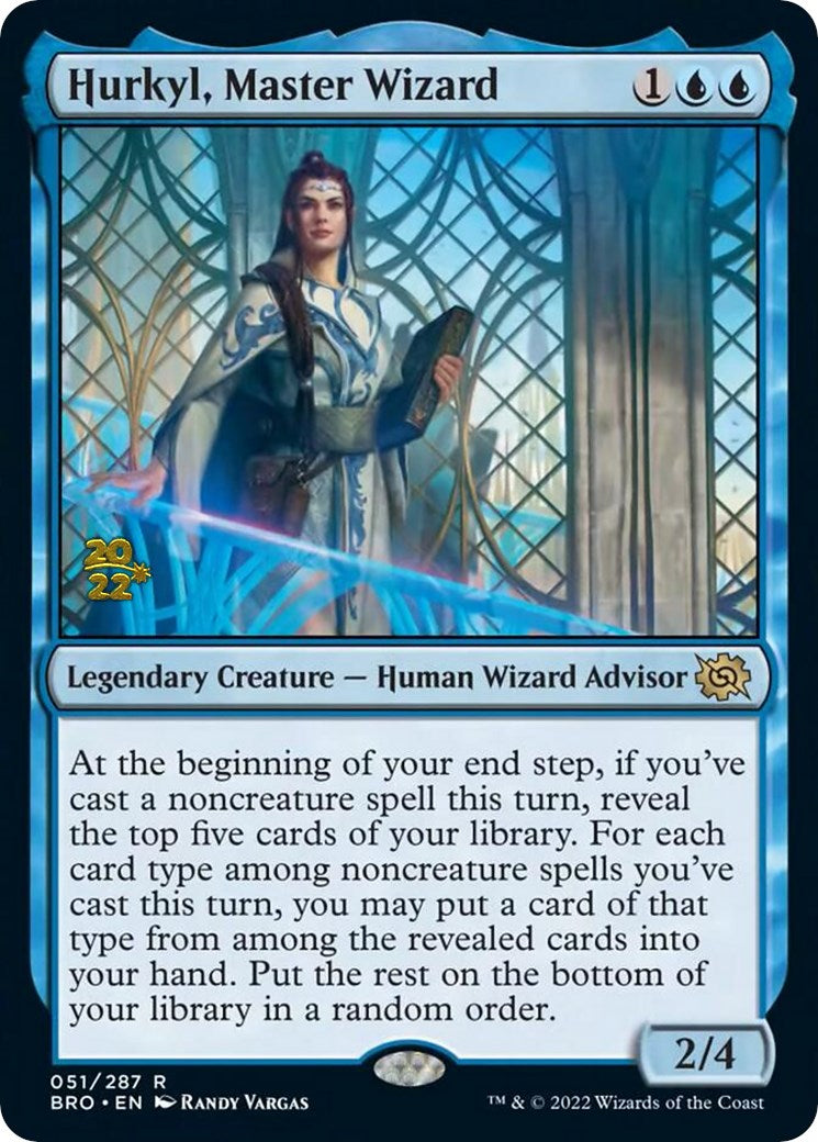 Hurkyl, Master Wizard [The Brothers' War: Prerelease Promos] - Destination Retro