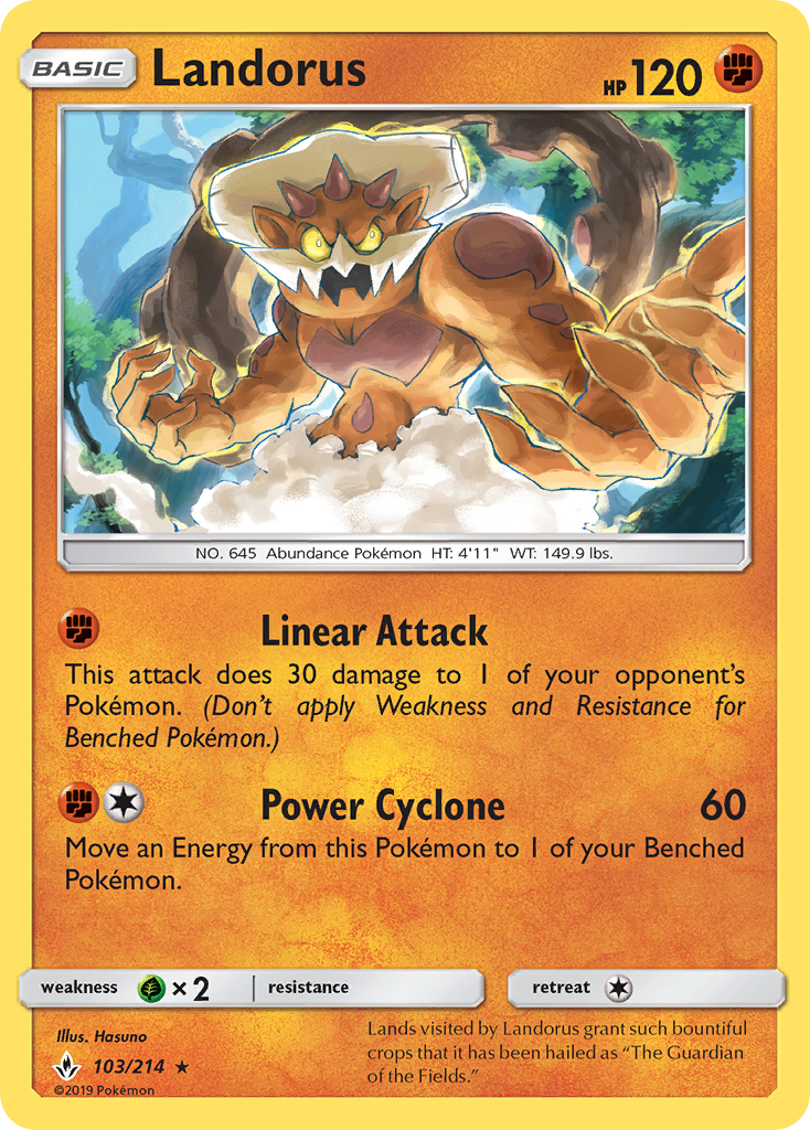 Landorus (103/214) [Sun & Moon: Unbroken Bonds] - Destination Retro