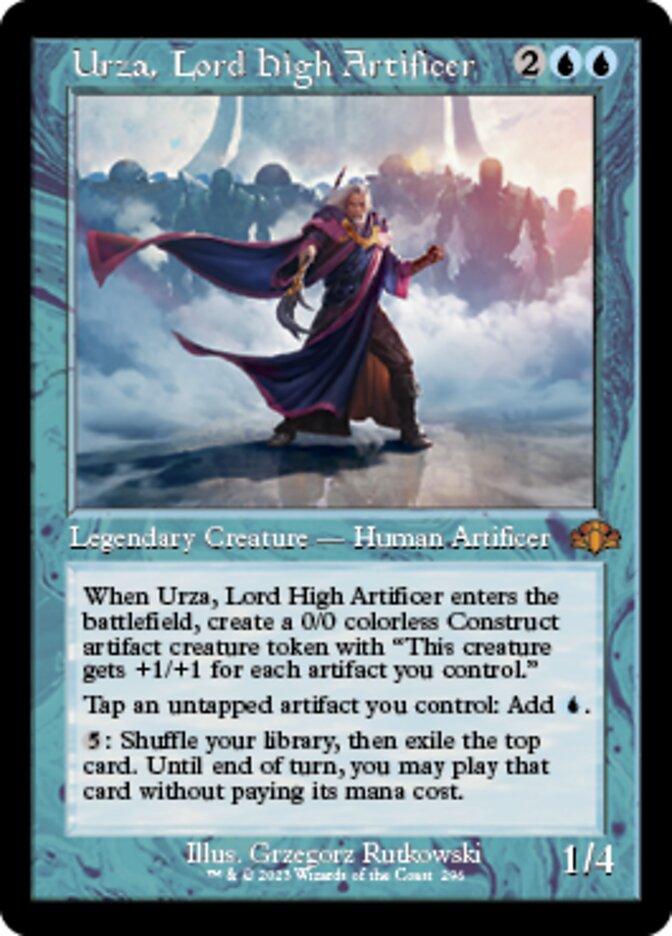 Urza, Lord High Artificer (Retro) [Dominaria Remastered] - Destination Retro