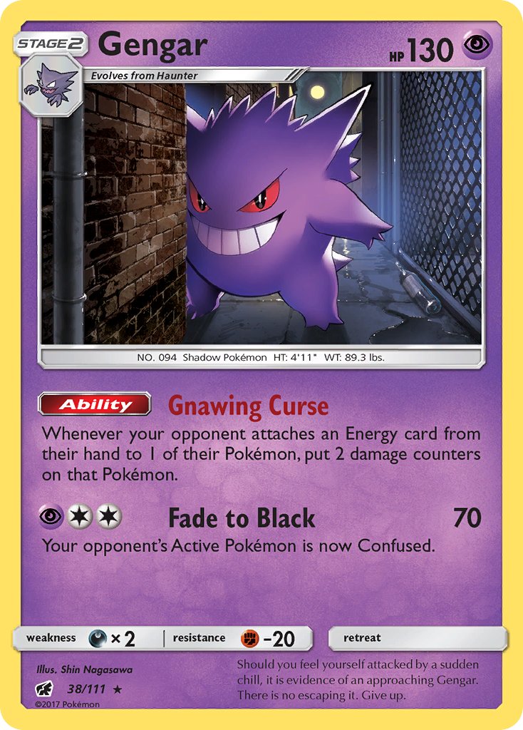 Gengar (Prerelease Kit Exclusive) (38/111) [Theme Deck Exclusives] - Destination Retro