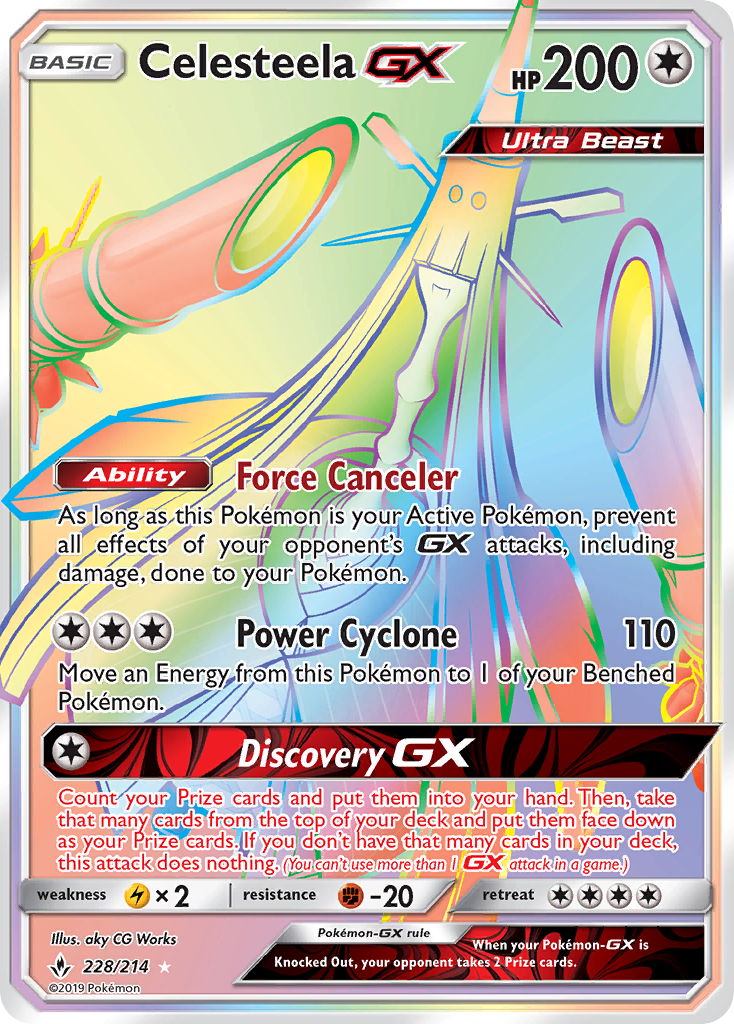 Celesteela GX (228/214) [Sun & Moon: Unbroken Bonds] - Destination Retro