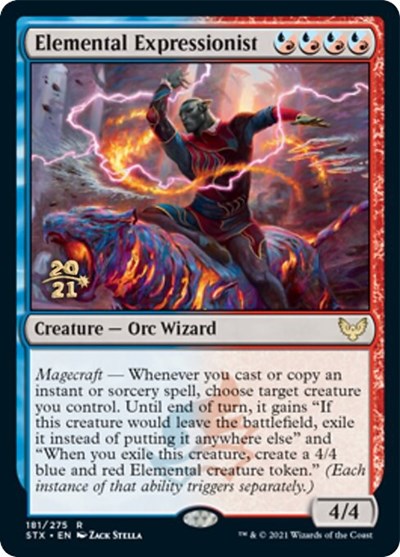 Elemental Expressionist [Strixhaven: School of Mages Prerelease Promos] - Destination Retro