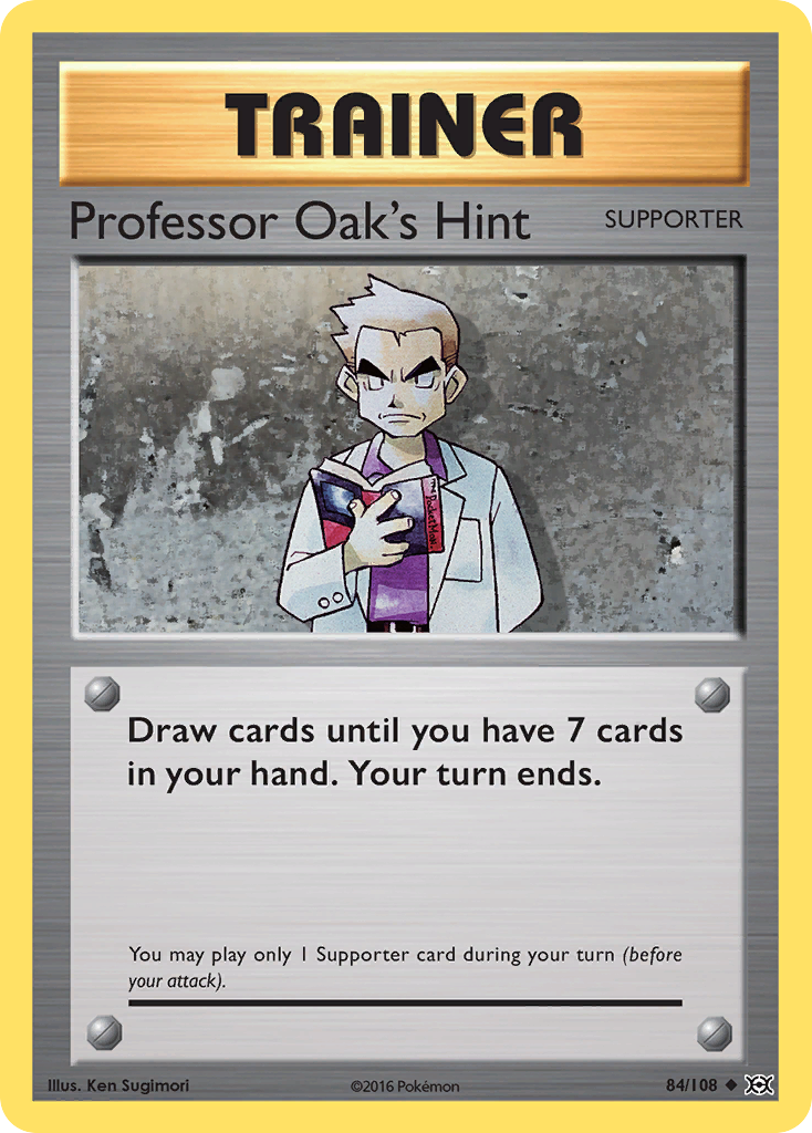 Professor Oak's Hint (84/108) [XY: Evolutions] - Destination Retro