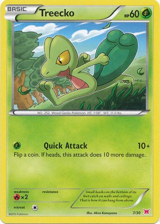 Treecko (7/30) [XY: Trainer Kit - Latias & Latios] - Destination Retro