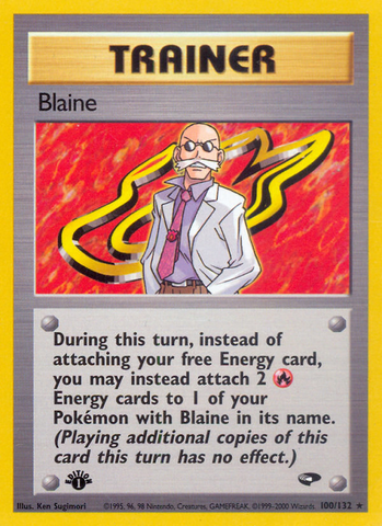 Blaine (100/132) [Gym Challenge 1st Edition] - Destination Retro