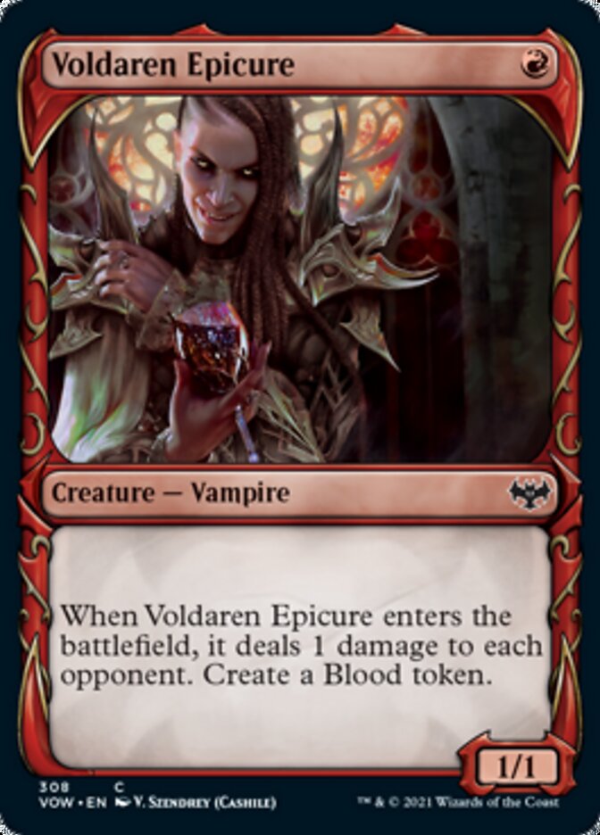 Voldaren Epicure (Showcase Fang Frame) [Innistrad: Crimson Vow] - Destination Retro