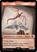Food (11) // Smaug Double-Sided Token [The Lord of the Rings: Tales of Middle-Earth Tokens] - Destination Retro