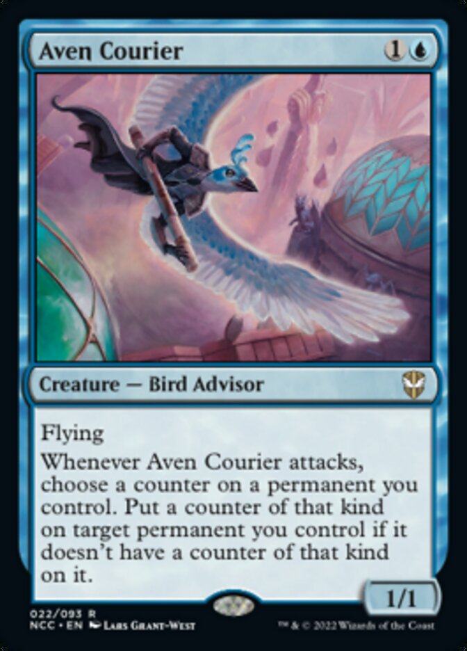 Aven Courier [Streets of New Capenna Commander] - Destination Retro