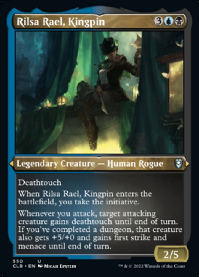 Rilsa Rael, Kingpin (Foil Etched) [Commander Legends: Battle for Baldur's Gate] - Destination Retro