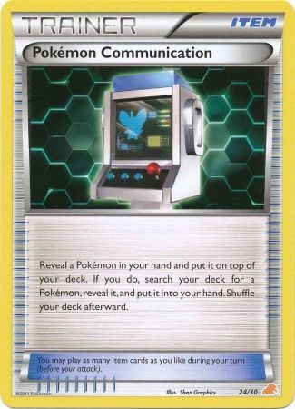 Pokemon Communication (24/30) [Black & White: Trainer Kit] - Destination Retro