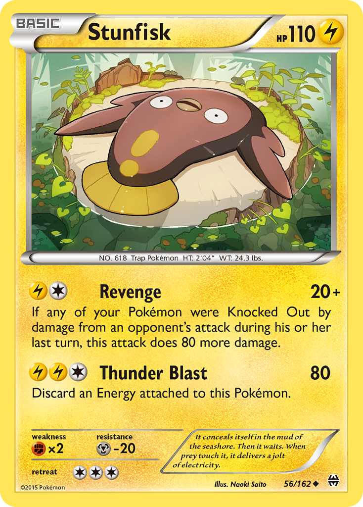 Stunfisk (56/162) [XY: BREAKthrough] - Destination Retro
